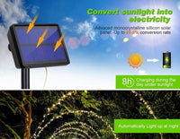 200 Waterproof LED Solar Fairy Light Outdoor with 8 Lighting Modes for Home,Garden and Decoration Kings Warehouse 