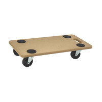200kg Heavy Duty Hand Dolly Furniture Wooden Trolley Cart Moving Platform Mover Tools Kings Warehouse 
