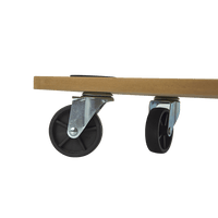 200kg Heavy Duty Hand Dolly Furniture Wooden Trolley Cart Moving Platform Mover Tools Kings Warehouse 