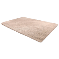 200x140cm Floor Rugs Large Shaggy Rug Area Carpet Bedroom Living Room Mat - Beige Kings Warehouse 