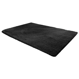 200x140cm Floor Rugs Large Shaggy Rug Area Carpet Bedroom Living Room Mat - Black Home & Garden Kings Warehouse 