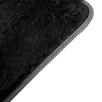 200x140cm Floor Rugs Large Shaggy Rug Area Carpet Bedroom Living Room Mat - Black Home & Garden Kings Warehouse 