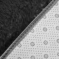 200x140cm Floor Rugs Large Shaggy Rug Area Carpet Bedroom Living Room Mat - Black Home & Garden Kings Warehouse 