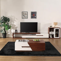 200x140cm Floor Rugs Large Shaggy Rug Area Carpet Bedroom Living Room Mat - Black Kings Warehouse 