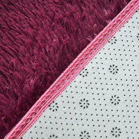 200x140cm Floor Rugs Large Shaggy Rug Area Carpet Bedroom Living Room Mat - Burgundy Home & Garden Kings Warehouse 