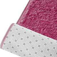 200x140cm Floor Rugs Large Shaggy Rug Area Carpet Bedroom Living Room Mat - Burgundy Home & Garden Kings Warehouse 