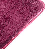 200x140cm Floor Rugs Large Shaggy Rug Area Carpet Bedroom Living Room Mat - Burgundy Kings Warehouse 