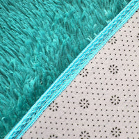 200x140cm Floor Rugs Large Shaggy Rug Area Carpet Bedroom Living Room Mat - Turquoise Home & Garden Kings Warehouse 