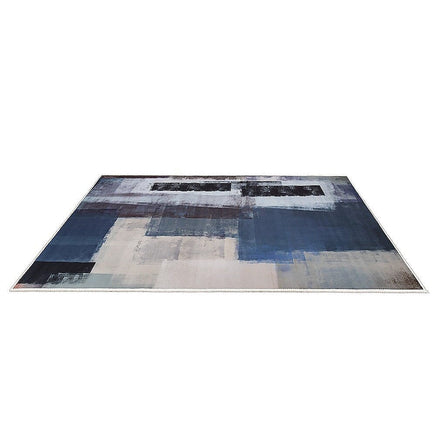 200x300cm Large Floor Blue Abstract Rug – Modern Area Carpet for Bedroom, Living Room, Lounge or Home Décor Mat Home & Garden Kings Warehouse 