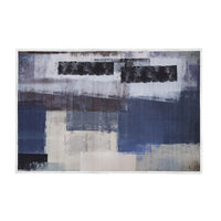 200x300cm Large Floor Blue Abstract Rug – Modern Area Carpet for Bedroom, Living Room, Lounge or Home Décor Mat Home & Garden Kings Warehouse 