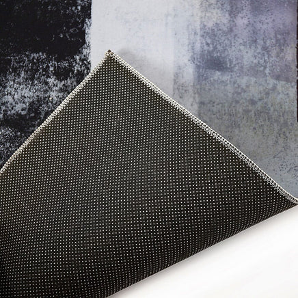 200x300cm Large Floor Blue Abstract Rug – Modern Area Carpet for Bedroom & Lounge Home & Garden Kings Warehouse 