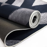 200x300cm Large Floor Blue Chevron Stripes Rug – Modern Area Carpet for Bedroom & Lounge Home & Garden Kings Warehouse 