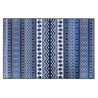 200x300cm Large Floor Blue Ethnic Rug – Modern Area Carpet for Bedroom, Living Room, Lounge or Home Décor Mat Home & Garden Kings Warehouse 