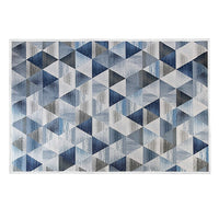200x300cm Large Floor Blue Triangle Mirage Rug – Modern Area Carpet for Bedroom, Living Room, Lounge or Home Décor Mat Home & Garden Kings Warehouse 