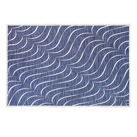 200x300cm Large Floor Blue Wave Lines Rug – Modern Area Carpet for Bedroom, Living Room, Lounge or Home Décor Mat Home & Garden Kings Warehouse 