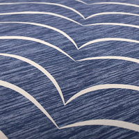 200x300cm Large Floor Blue Wave Lines Rug – Modern Area Carpet for Bedroom & Lounge Home & Garden Kings Warehouse 
