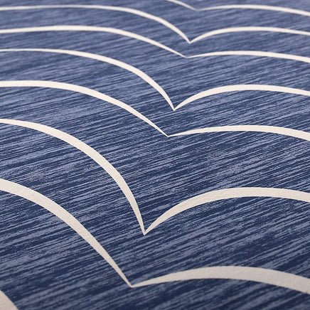 200x300cm Large Floor Blue Wave Lines Rug – Modern Area Carpet for Bedroom & Lounge Home & Garden Kings Warehouse 