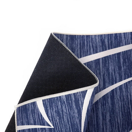 200x300cm Large Floor Blue Wave Lines Rug – Modern Area Carpet for Bedroom & Lounge Home & Garden Kings Warehouse 