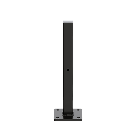 20cm Floating Shelf Brackets Industrial Metal Shelving Supports 4-Pack - Black Furniture Kings Warehouse 