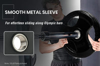 20kg 2.2m Olympic Barbell Bar 700lb w/ Collars & Weight Plates - Gym Fitness Kings Warehouse 