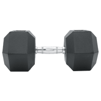 20KG Commercial Rubber Hex Dumbbell Gym Weight Sports & Fitness Kings Warehouse 