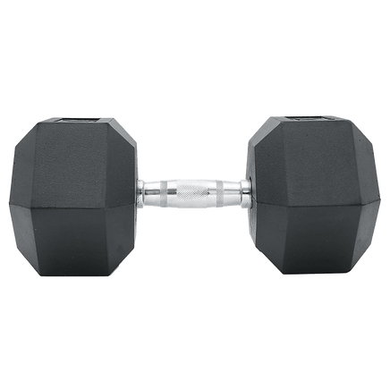 20KG Commercial Rubber Hex Dumbbell Gym Weight Sports & Fitness Kings Warehouse 