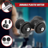 20KG Dumbbell Adjustable Weight Set Sports & Fitness Kings Warehouse 