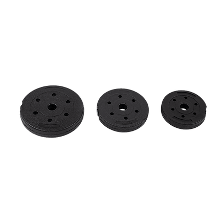 20kg Dumbbell Set Home Gym Fitness Exercise Weights Bar Plate Sports & Fitness Kings Warehouse 