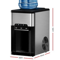 20kg Ice Maker Machine with Water Dipenser Appliances Kings Warehouse 