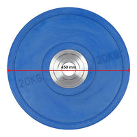 20KG PRO Olympic Rubber Bumper Weight Plate Sports & Fitness Kings Warehouse 