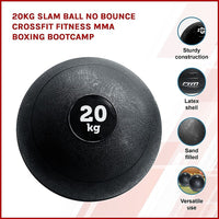 20kg Slam Ball No Bounce Crossfit Fitness MMA Boxing BootCamp Kings Warehouse 