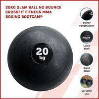 20kg Slam Ball No Bounce Crossfit Fitness MMA Boxing BootCamp Sports & Fitness Kings Warehouse 