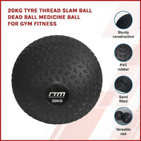 20kg Tyre Thread Slam Ball Dead Ball Medicine Ball for Gym Fitness Sports & Fitness Kings Warehouse 