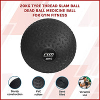 20kg Tyre Thread Slam Ball Dead Ball Medicine Ball for Gym Fitness Sports & Fitness Kings Warehouse 