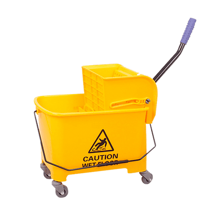 20L Deluxe Mop Wringer Bucket Side Press Janitor Commercial Cleaning Home & Garden Kings Warehouse 