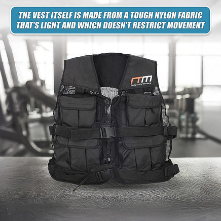 20LBS Weighted Weight Gym Exercise Training Sport Vest Sports & Fitness Kings Warehouse 