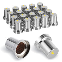 20PCS ABS Wheel Nut Covers Safety Arrow Chrome Caps For Trucks Trailers Bus AU Auto Accessories Kings Warehouse 