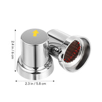 20PCS ABS Wheel Nut Covers Safety Arrow Chrome Caps For Trucks Trailers Bus AU Auto Accessories Kings Warehouse 