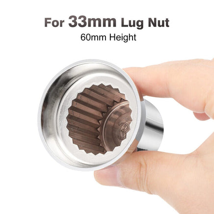 20PCS ABS Wheel Nut Covers Safety Arrow Chrome Caps For Trucks Trailers Bus AU Auto Accessories Kings Warehouse 