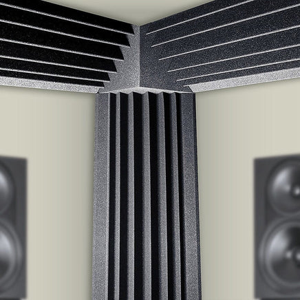 20pcs Studio Acoustic Foam Corner Bass Trap Sound Absorption Treatment Proofing Audio & Video Kings Warehouse 