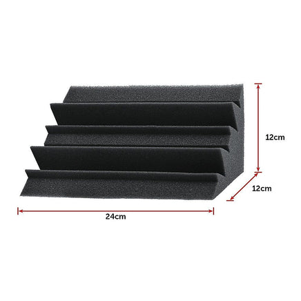 20pcs Studio Acoustic Foam Corner Bass Trap Sound Absorption Treatment Proofing Audio & Video Kings Warehouse 