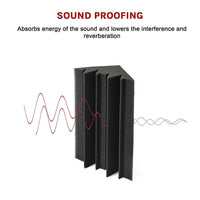 20pcs Studio Acoustic Foam Corner Bass Trap Sound Absorption Treatment Proofing Audio & Video Kings Warehouse 