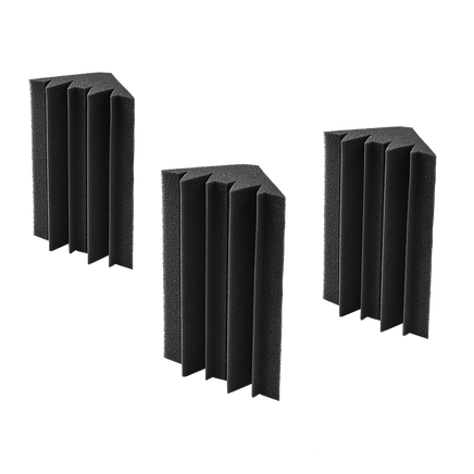 20pcs Studio Acoustic Foam Corner Bass Trap Sound Absorption Treatment Proofing Audio & Video Kings Warehouse 