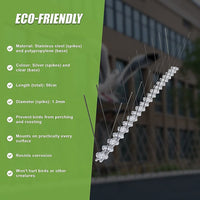 20x 50cm Bird Spike S304 wire Spikes Eaves Pigeon Gull Starling 10M Home & Garden Kings Warehouse 