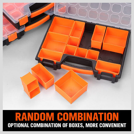 22 Compartments Parts Storage Box Tool Organizer Plastic Bin Carry Case Health & Beauty Kings Warehouse 
