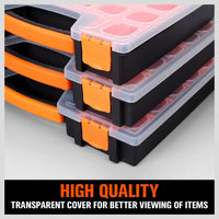 22 Compartments Parts Storage Box Tool Organizer Plastic Bin Carry Case Health & Beauty Kings Warehouse 