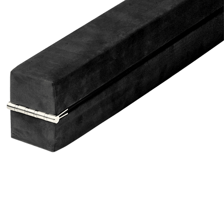 2.2m Gymnastics Folding Balance Beam Black Synthetic Suede Sports & Fitness Kings Warehouse 