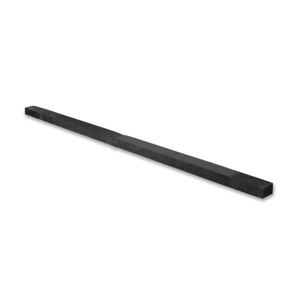 2.2m Gymnastics Folding Balance Beam Black Synthetic Suede Sports & Fitness Kings Warehouse 