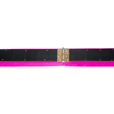 2.2m Gymnastics Folding Balance Beam Pink Synthetic Suede Sports & Fitness Kings Warehouse 