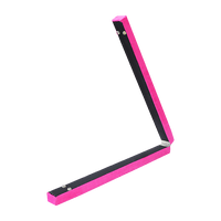 2.2m Gymnastics Folding Balance Beam Pink Synthetic Suede Sports & Fitness Kings Warehouse 